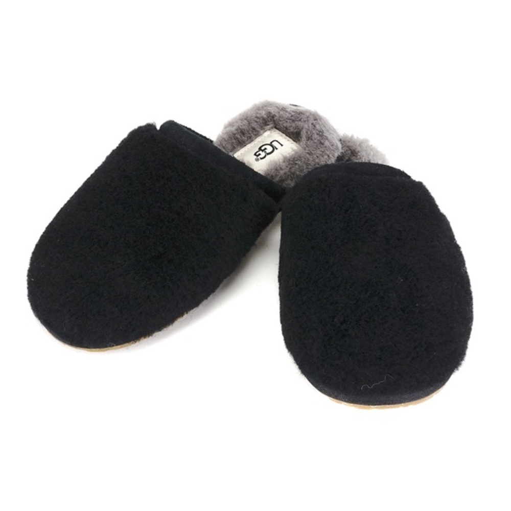 UGG FLUFFETTE Ladies Wool Mule
Slippers Black size 7